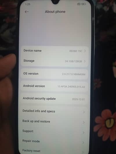 Xiaomi 15C 6+6/128
