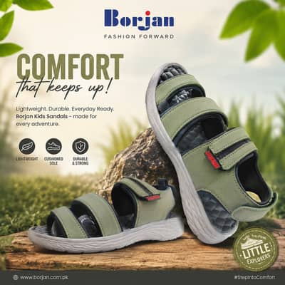 Borjan Style Premium Men's Sandals | Soft Sole | Lightweight & Comfort