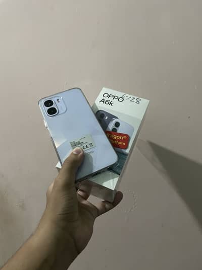 OPPO  A6k box pak condition