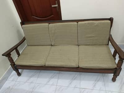 5 seater wood sofa set