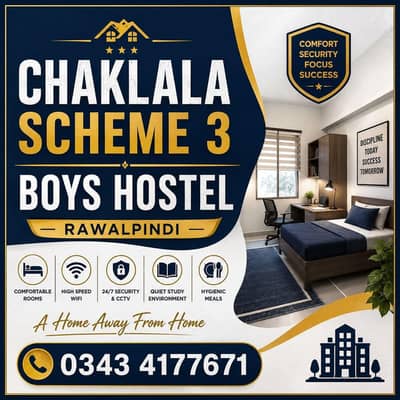 chaklala scheme 3 boys hostel