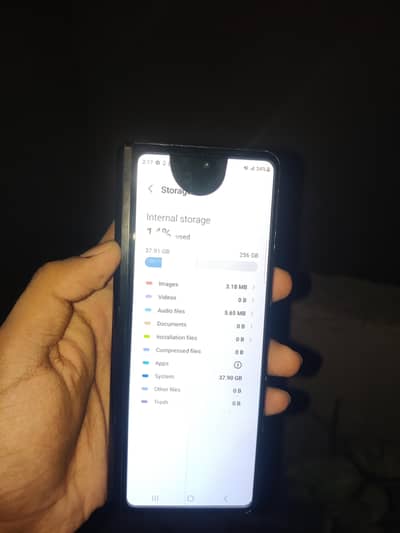 Samsung Z Fold 3 approved 256 gb life time