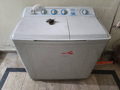 haier full size semi automatic washing machine excellent condition no