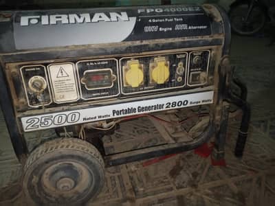 Firman 2800 2.5 kva generator