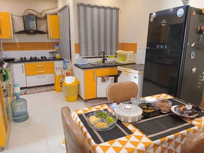 100 YARDS SLIGHTLY USED DOUBLE STOREY BUNGALOW WITH FULL BASEMENT FOR SALE IN DHA PHASE 8. MOST ELITE CLASS LOCATION IN DHA KARACHI