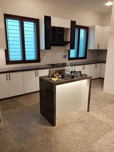 500YARDS MOST LUXURIOUS AND ARCHITECTURE ULTRA MODERN STYLE DOUBLE STORY BUNGALOW UPPER PORTION FOR RENT IN DHA PHASE 8. MOST ELITE CLASS LOCATION IN DHA KARACHI