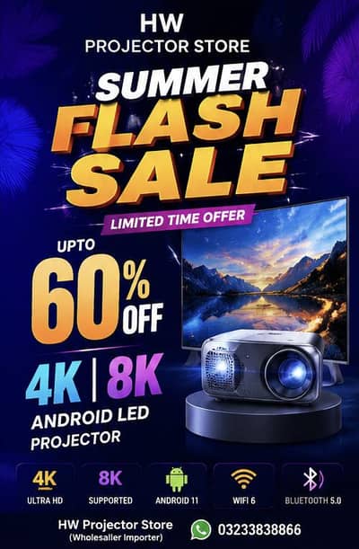 ANDROID PROJECTOR, LED PROJECTOR, MINI PROJECTOR,  HD PROJECTOR