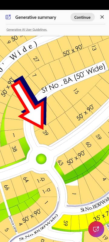 Blvd Corner Extra Land Top Location Adress Plot for Sale