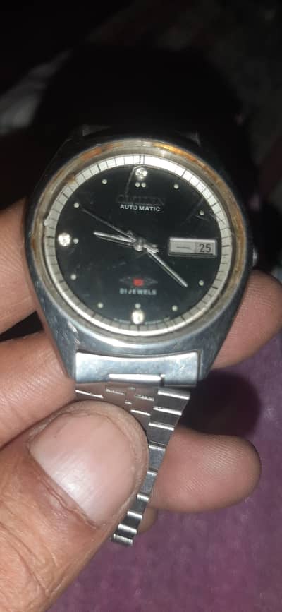 Citizen Black Eagle 8200 1998 and Fevre Leuba Swiss watch 1965