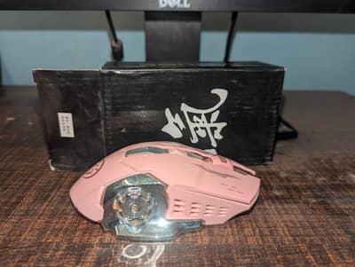 7 button rechargable wireless mouse RGB