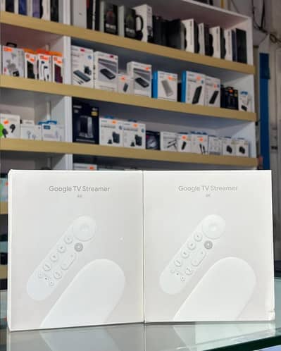 Google TV Streamer 4K Fast Streaming With Voice Search Remote