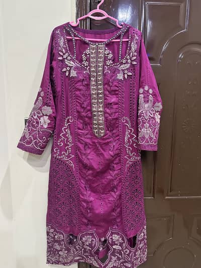 3 pcs Maria . B embroidered dress