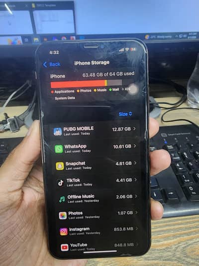 xs max bas back thori si break hai baki all ok arjeng sale