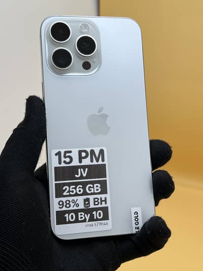 Apple iPhone 15 Pro Max Jv 256 GB 98% Battery Health 10 by 10