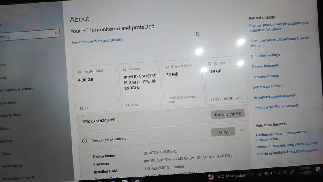hp 810 model 5