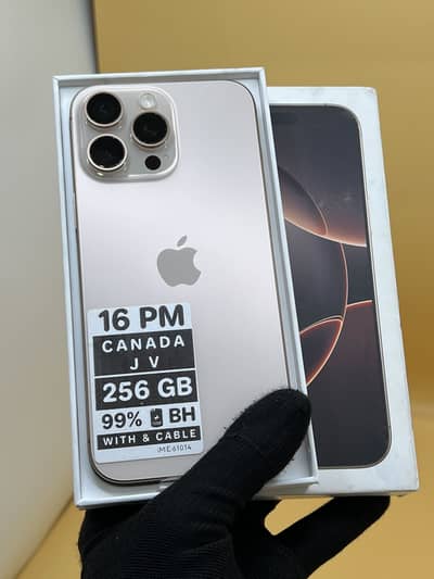 Apple iPhone 16 Pro Max Canada Jv 99% Battery Health With Box wire