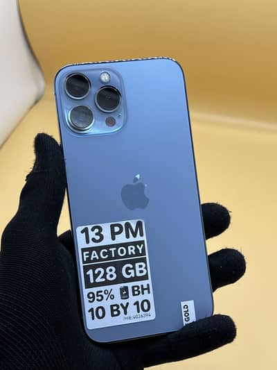 Apple iPhone 13 Pro Max 128 GB Factory unlock Non PTA 95% Battery