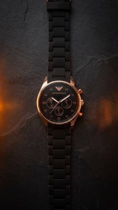 Premium Chronograph Watch Stainless Steel — Cash on Delivery