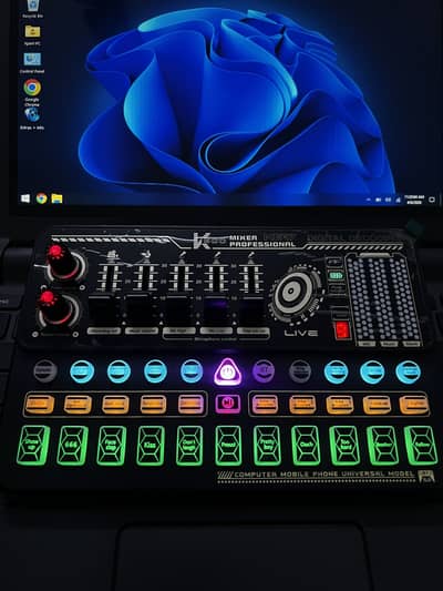 K500 professional Live Sound Card and Audio DJ Mixer