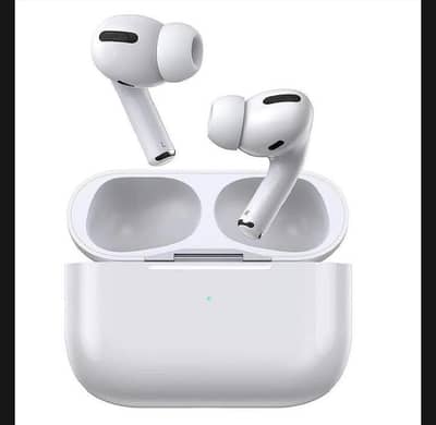 White Wireless Earbuds with Charging Case