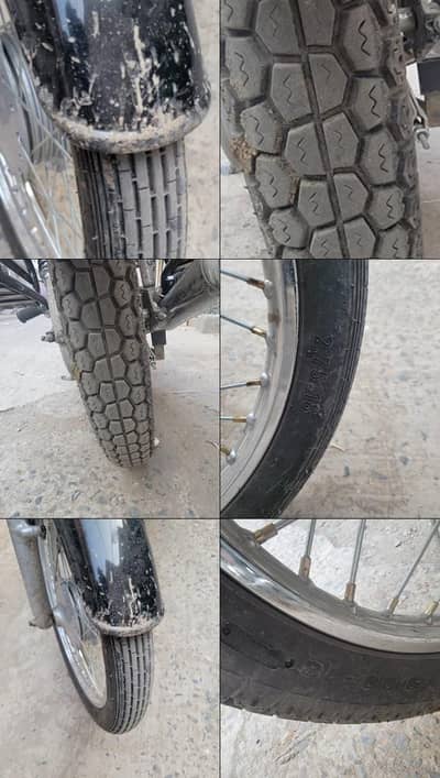 Suzuki GS 150 Genuine Stock Tyres Pair