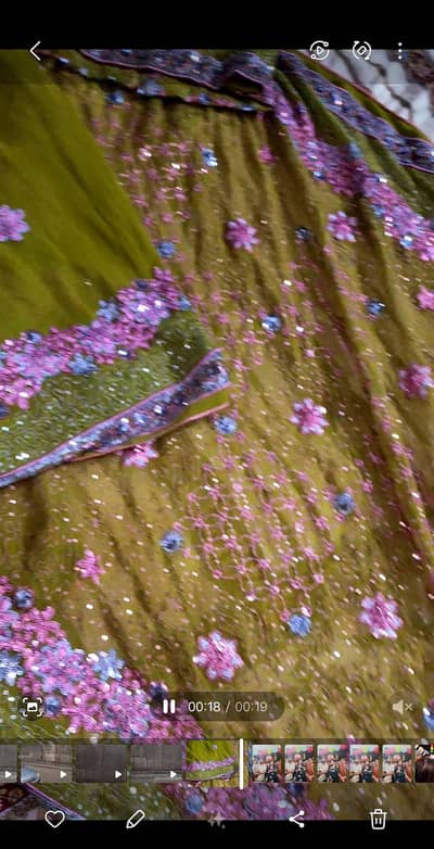 ready to wear saree with sequence work