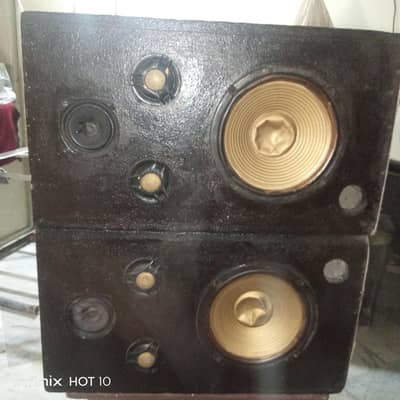JVC amplifier with 10" speaker with 110 heavy supply