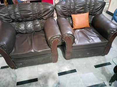 old sofa but like new wooden and rexian