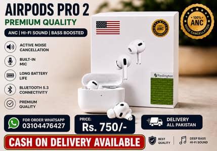AirPods Pro 2 White  | New Condition | Best Sound Quality