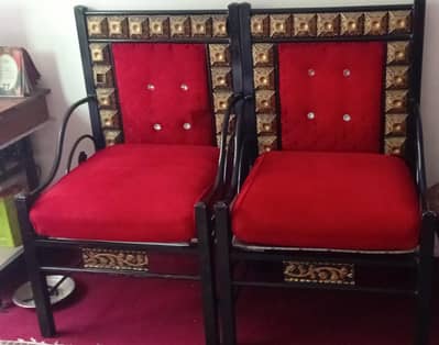5 seater iron sofa set