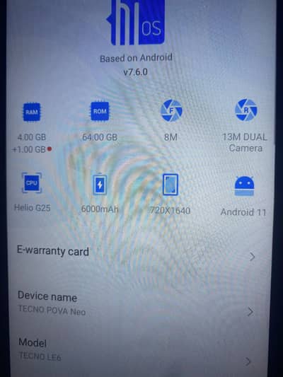 Tecno Pova Neo 5G