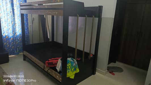 solid wooden bunk bed for sale