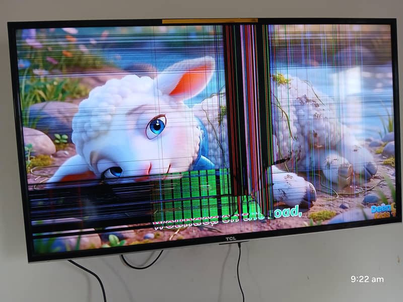 TCL  LCD panel broken 0