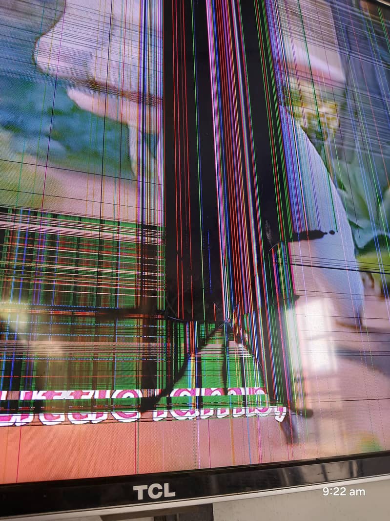 TCL  LCD panel broken 1