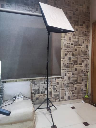 studio podcast lights