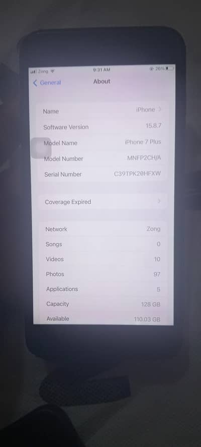 Apple iPhone 7 Plus pta prove 128GB