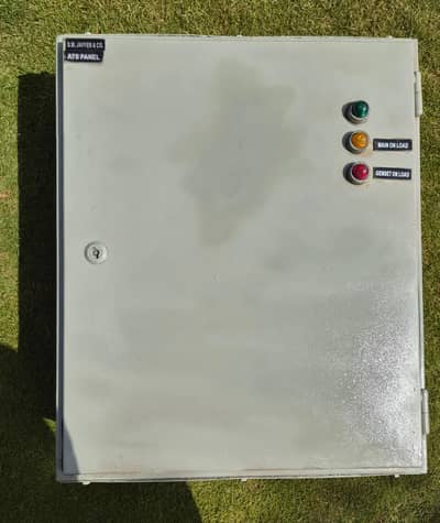 ATS Panel for DG upto 30 KVA, designed and developed by S. M. Jaffer.