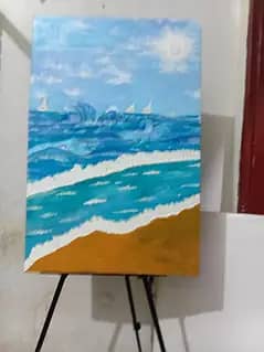 Textured Seascape Painting