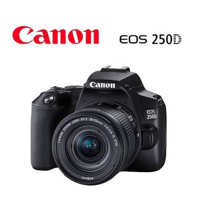 Canon EOS 250D DSLR Camera with 18-55mm Lens