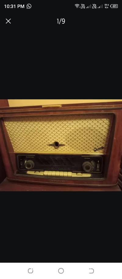 Old German vintage radio
