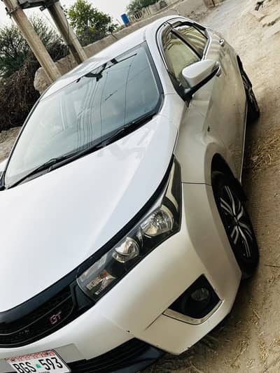 Toyota Corolla GLI 2016 new key outer shower fr fresh look
