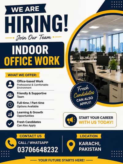 Indoor office work