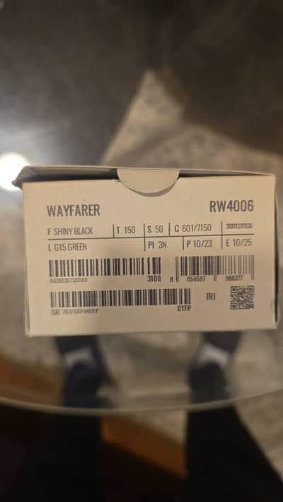 Meta Ray-Ban sunglasses gen 1 wayfarer with box and case