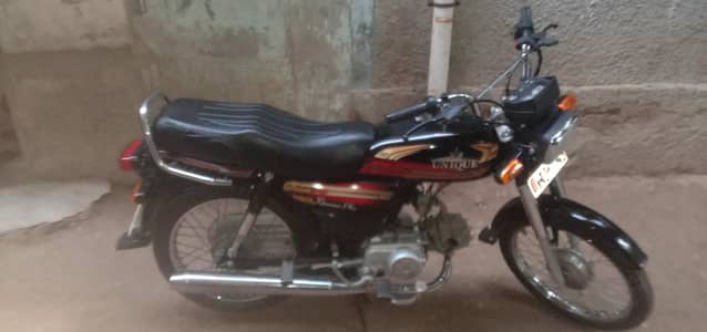 Unique Plus 70cc Model 2025 Karachi number motorcycle for sale