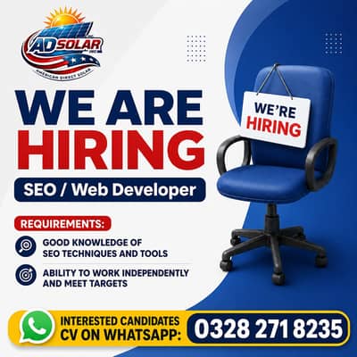 SEO / Web Developer || Work From Home || Remote Work (Jobs)