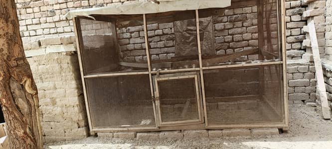 wood cage