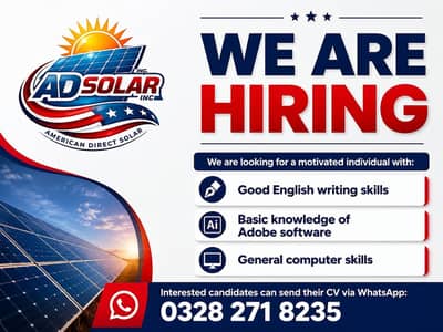 Computer Operator / Adobe Software Expert / Remote Jobs / Male Female