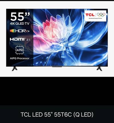 TCL 4K QLED 55 INCH