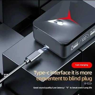 M90 pro earbuds Bluetooth 5.3 with charging case