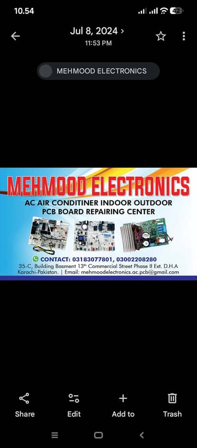 Inverter ac air conditioner in-outdoor pcb repairing center
